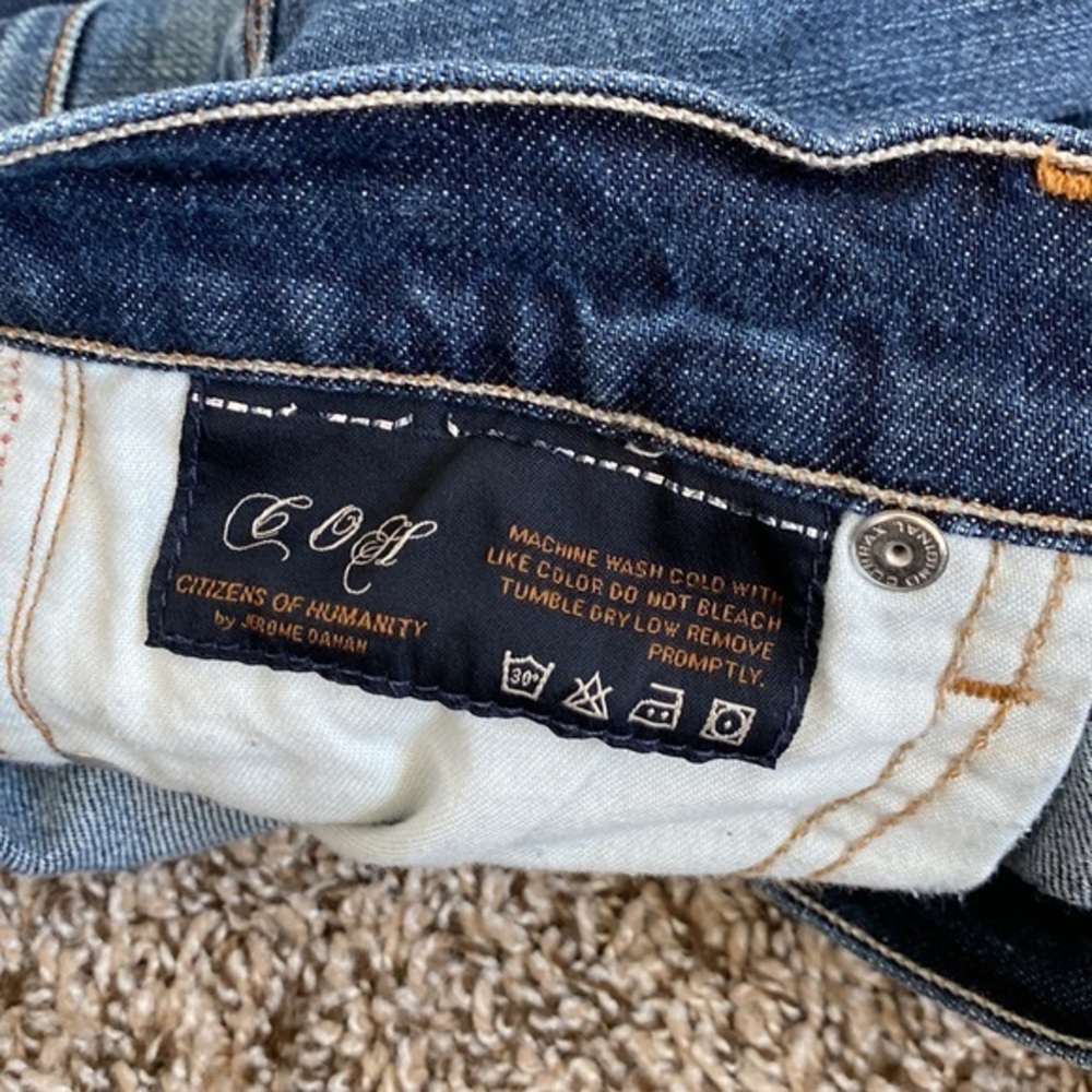Citizens of humanity womens Ava low‎ rise straight jeans size 4 - Picture 9 of 11